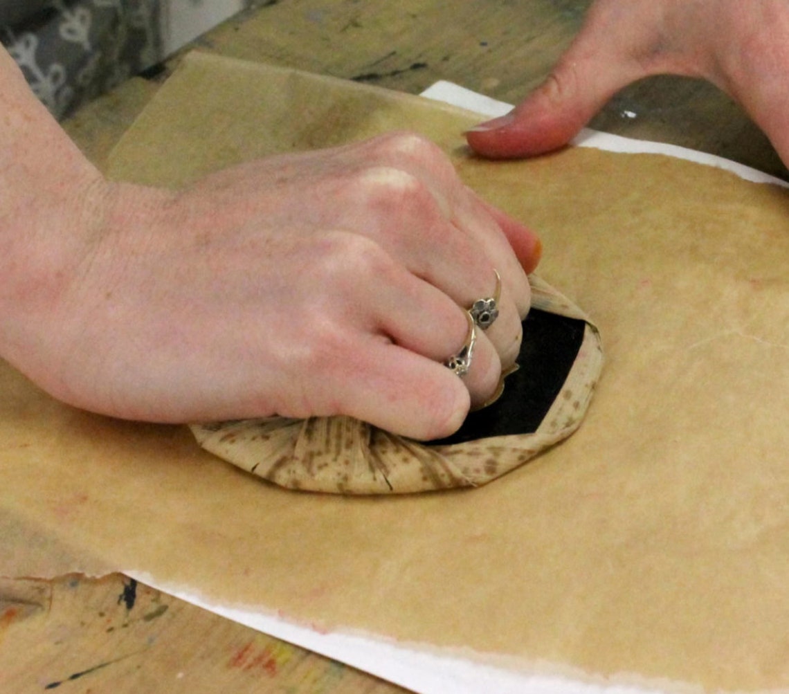 Bamboo baren printers baren for hand burnishing prints Etsy