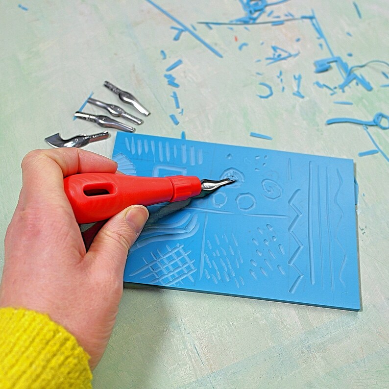 Pro ESSDEE lino cutting tool with FREE Uk postage with 5 Etsy