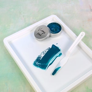 Bac en plastique pour l'encre et la peinture, format A4 pour l'impression lino, surface lisse pour éviter que l'encre ne se salisse lors de l'impression, lavable à l'eau tiède
