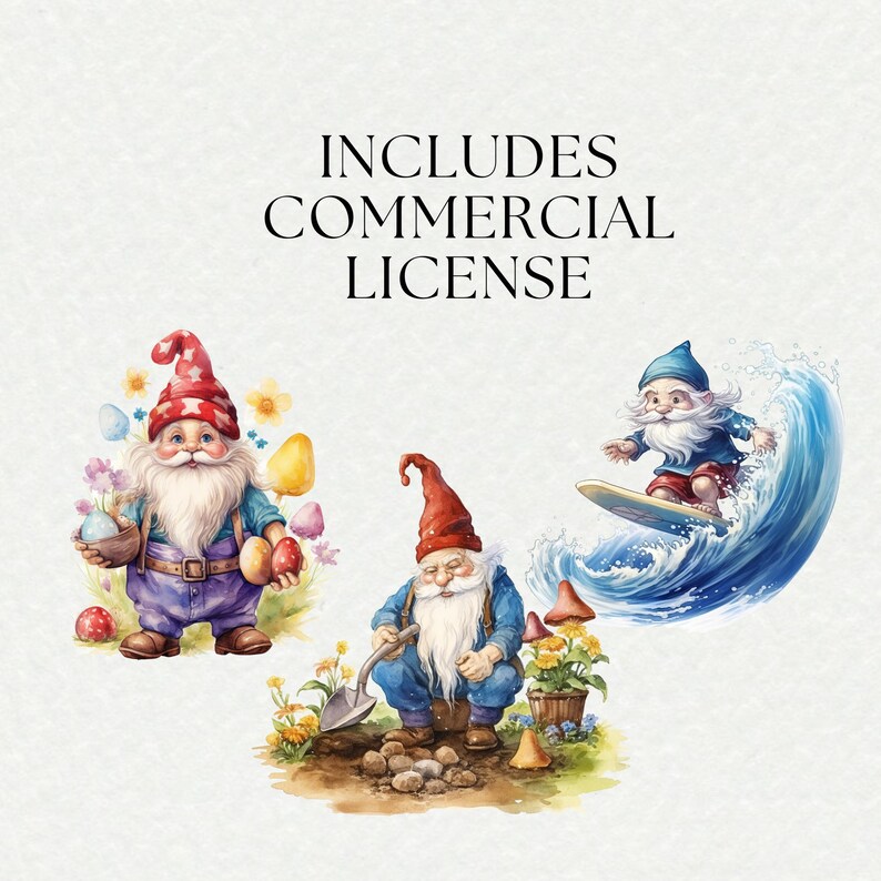 Seasonal Gnome Clipart Bundle - Playful Gnomes for Every Season and ...