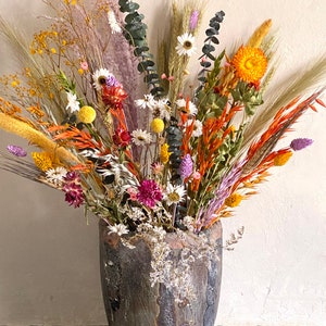 Country cottage dried flowers. Bouquet. Birthday flowers. Wedding decor. Gift.