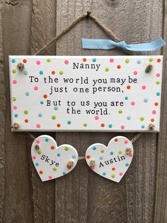 personalised mothers day gifts for nanny