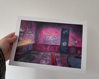 Silent Hill 2 Inspired Heaven's Night A4 Art Print
