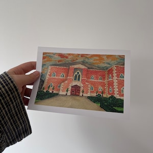 Tomb Raider 2 Croft Manor Inspired A5 Art Print