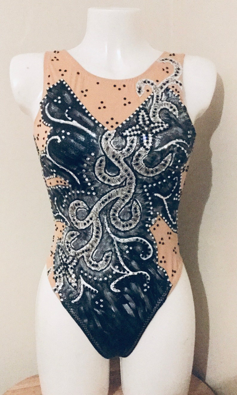 Leotard Artistic Swimming Suit Etsy