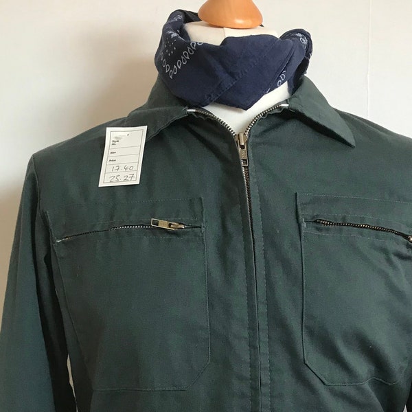 French workwear jacket, Size S, Green Vintage Workwear, DE7