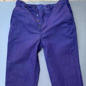 Size W34. Vintage French Workwear Trouser, Un-worn Dead-stock pants. TF9