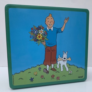 Tintin Collectable Limited edition Biscuit tin from 2005, Spring Time