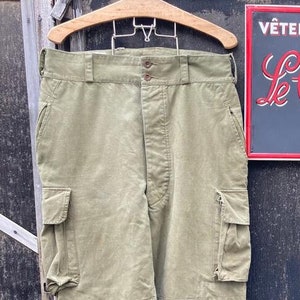 Vintage M47 French Trouser, 36 inch, 1950&#39;s Indo-China Campaign, T24