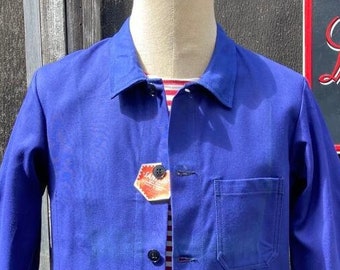 Size S/M. French Vintage chore coat. Un-worn Workwear Dead-stock Jacket. J26