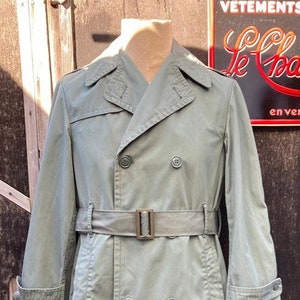 Vintage US Army Trench/Mac, Size S/M, Vintage Military Coat, C01