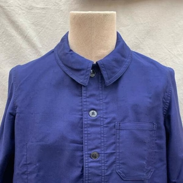 Size M, French Moleskin chore coat. Un-worn Workwear Dead-stock with tags. J15