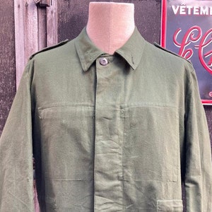 Vintage Swedish Army Field Jacket, Un-worn military coat, M48, Size L, J25