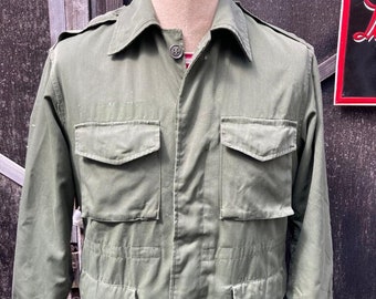 Norwegian M51, Vintage Army Field Jacket, Size M, J79