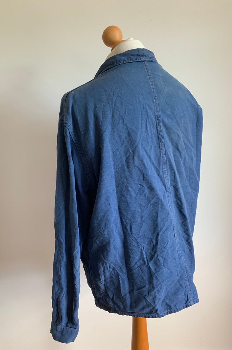 Vintage Work Coat FJ21 Size L French Work-wear 1960/'S