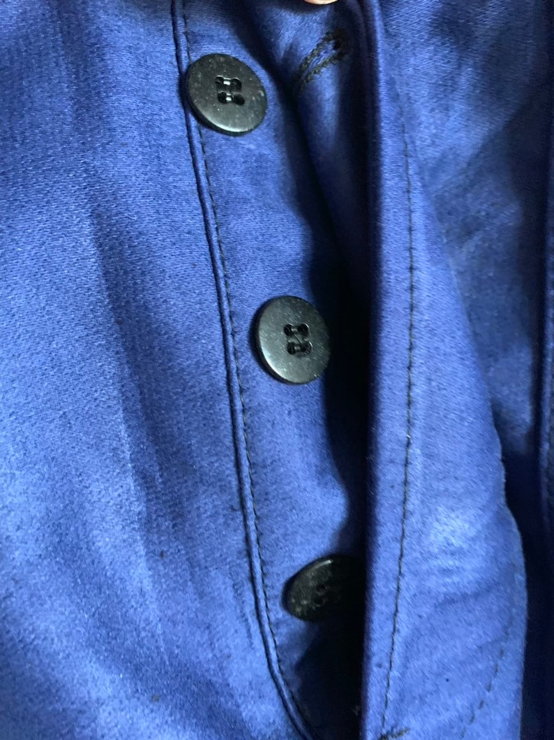 Size S Vintage French Blue Dungarees 70/'s Workwear FD28