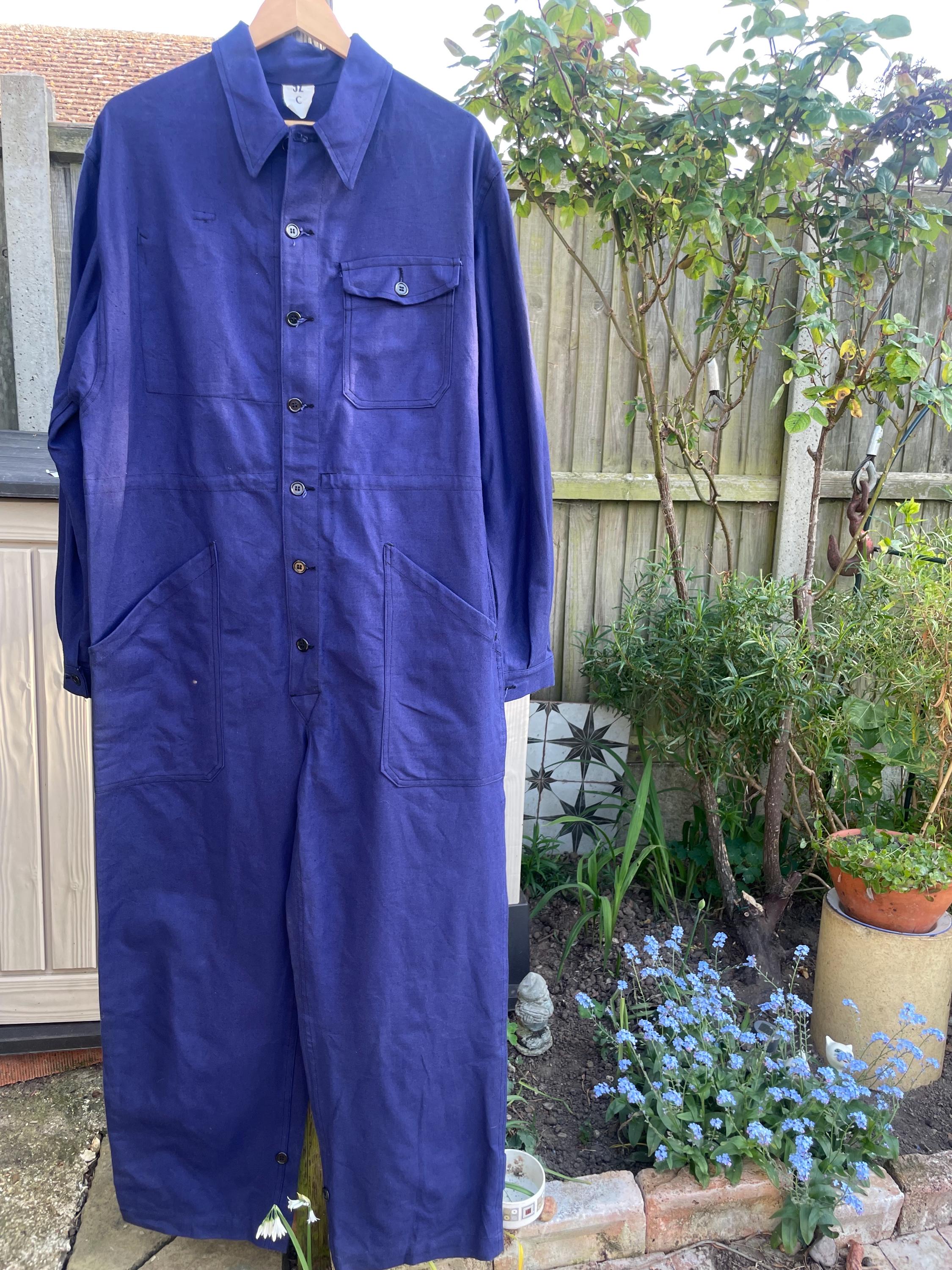 Vintage French Work Overalls - Etsy UK