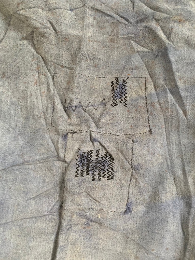 FT6 1950/'s Work-wear trousers Vintage French Pants Size 38 Waist