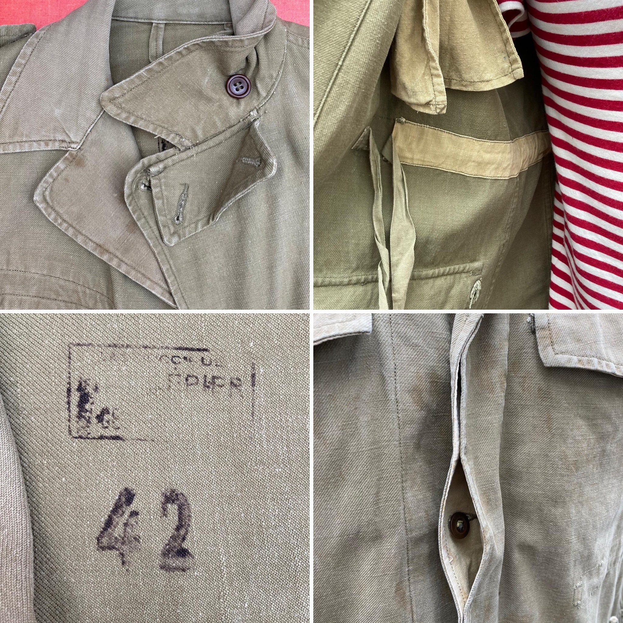 Size S/M, Vintage French M47 French Army Field Jacket, 100% HBT Cotton, 1950's, Olive Green, J51 - Etsy Canada Size S/M, Vintage French M47 French Army Field Jacket, 100% HBT Cotton, 1950's, Olive Green, J51 - Etsy Canada