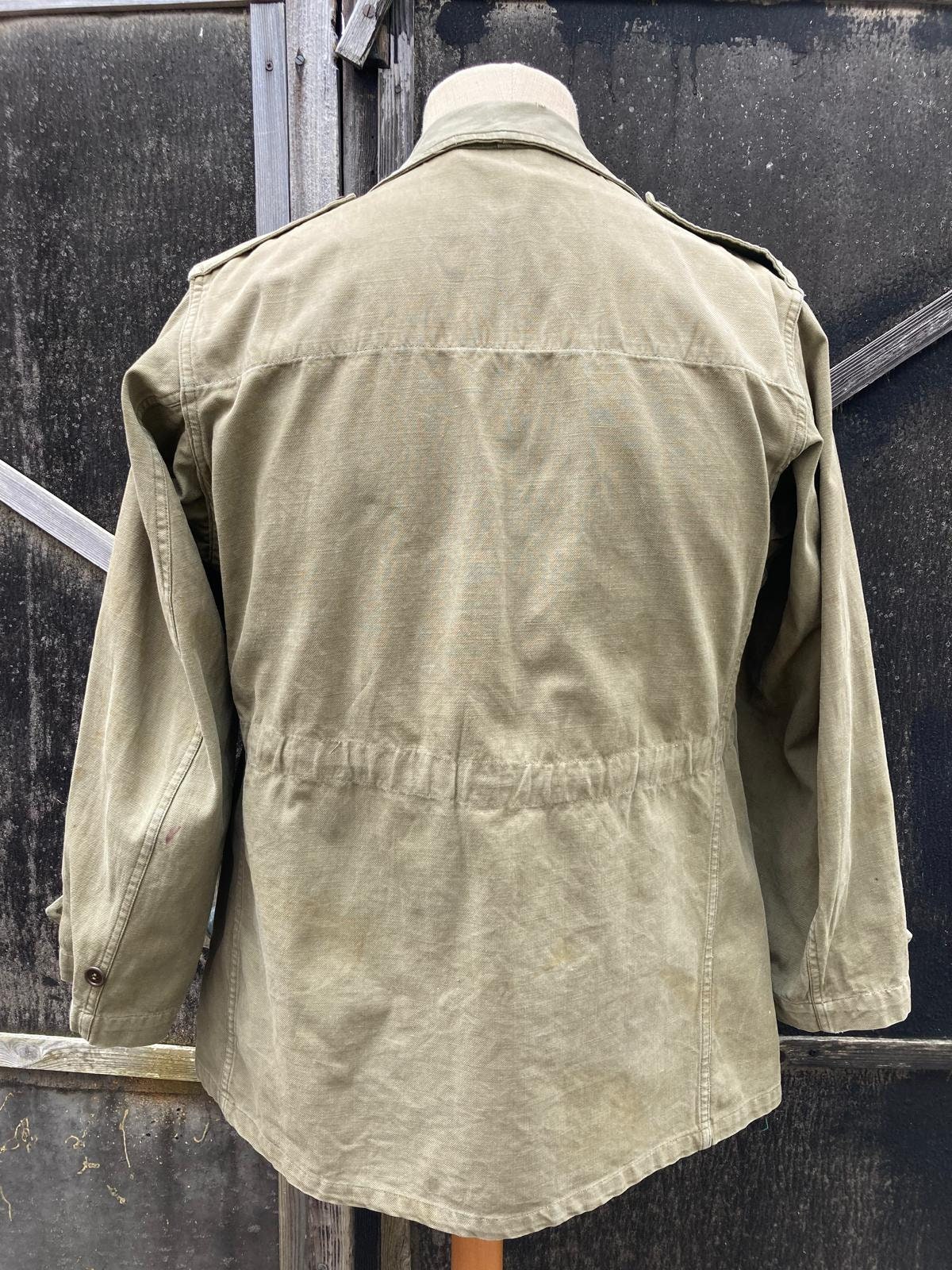 Size S/M, Vintage French M47 French Army Field Jacket, 100% HBT Cotton, 1950's, Olive Green, J51 - Etsy Canada Size S/M, Vintage French M47 French Army Field Jacket, 100% HBT Cotton, 1950's, Olive Green, J51 - Etsy Canada