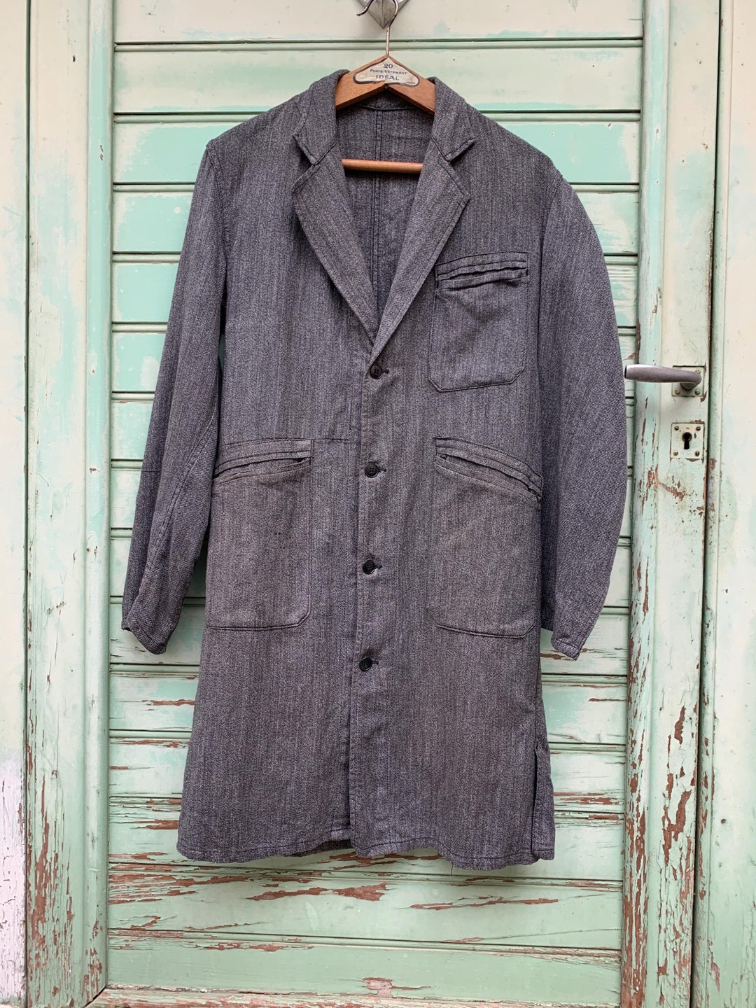 Yellow Logo Atelier Coat - S/M | frenchworkwear