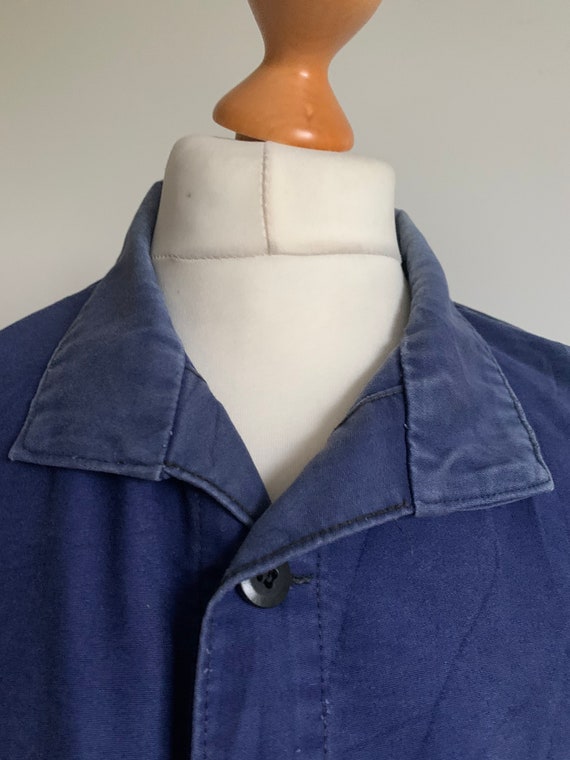 French Workwear, Size L, Vintage Blue Chore-Coat,