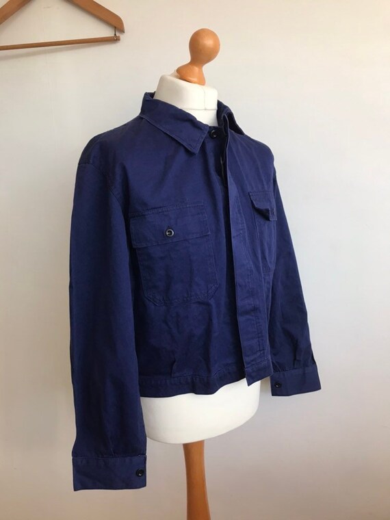French Workwear Jacket, Size L, Vintage Chore Coat