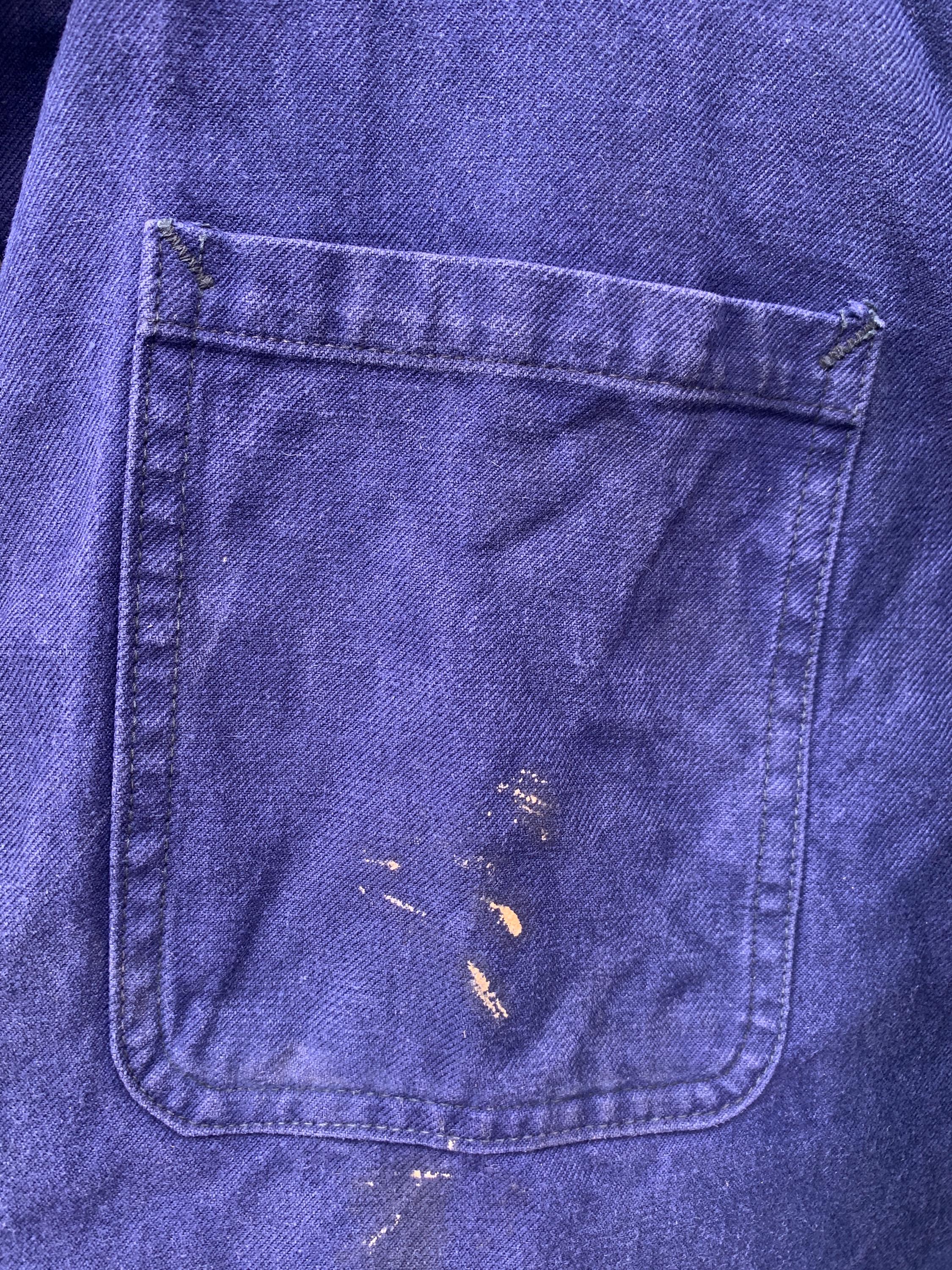 Size L, French 1950's St James Naval Workwear Jacket Size L, French 1950's St James Naval Workwear Jacket