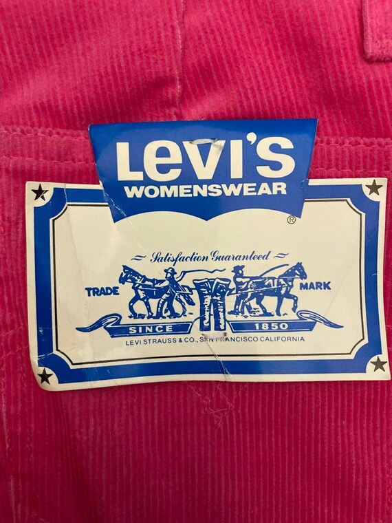 Rare Dead-Stock 1970's, Pink Levi's Corduroy Pant… - image 9