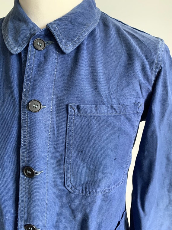 French 1950's Workwear Jacket, Size M, Vintage Cho