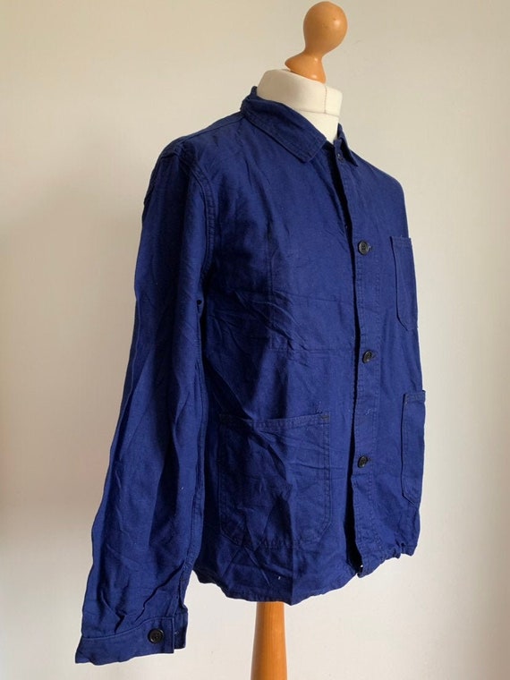 Vintage 1960's Chore Coat, French Workwear, Size L