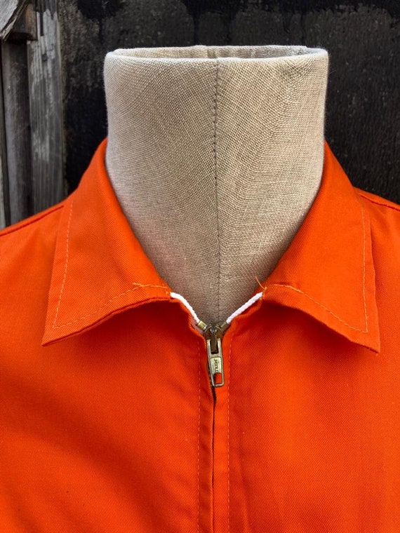 French Orange Workwear 1970's, Size M, Vintage Ga… - image 3