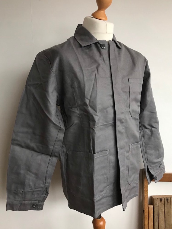 French Work-wear, Dead-stock, Size M, Vintage Grey