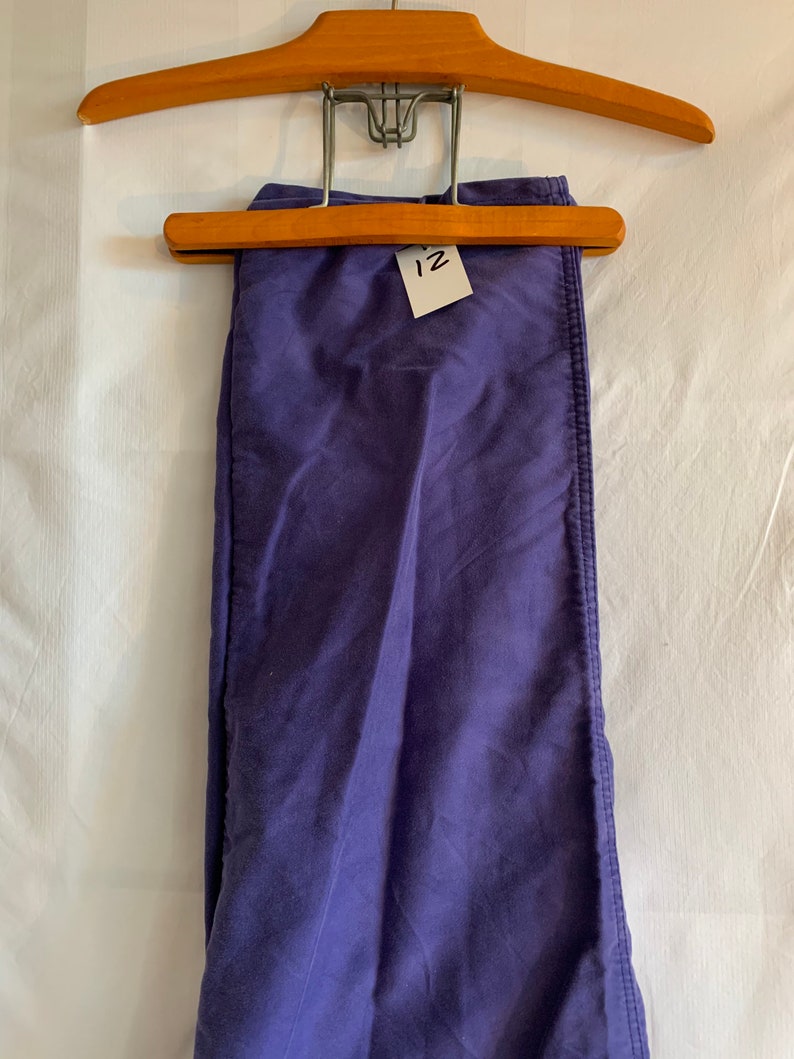 Vintage French Moleskin Trouser T85 Size W48L31 Bleu de Travail Pants