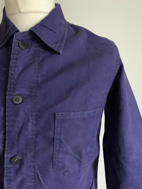 French Workwear Jacket, Size S, Vintage Chore Coat