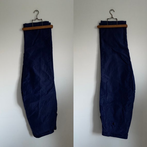 Vintage French Trouser, Size W40, Bleu de Travail