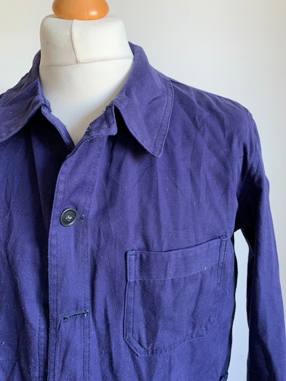 French Work-wear, Size L, Vintage Work Coat, J82