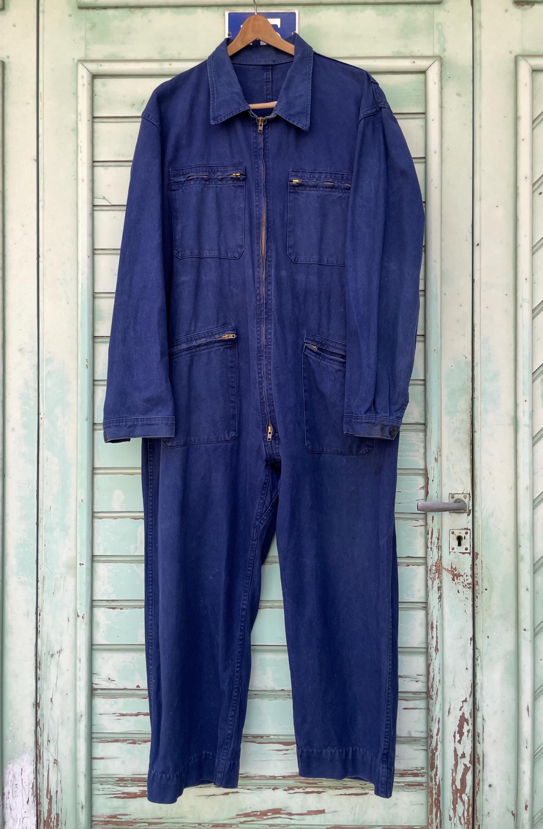 Vintage Navy Dungarees - Etsy