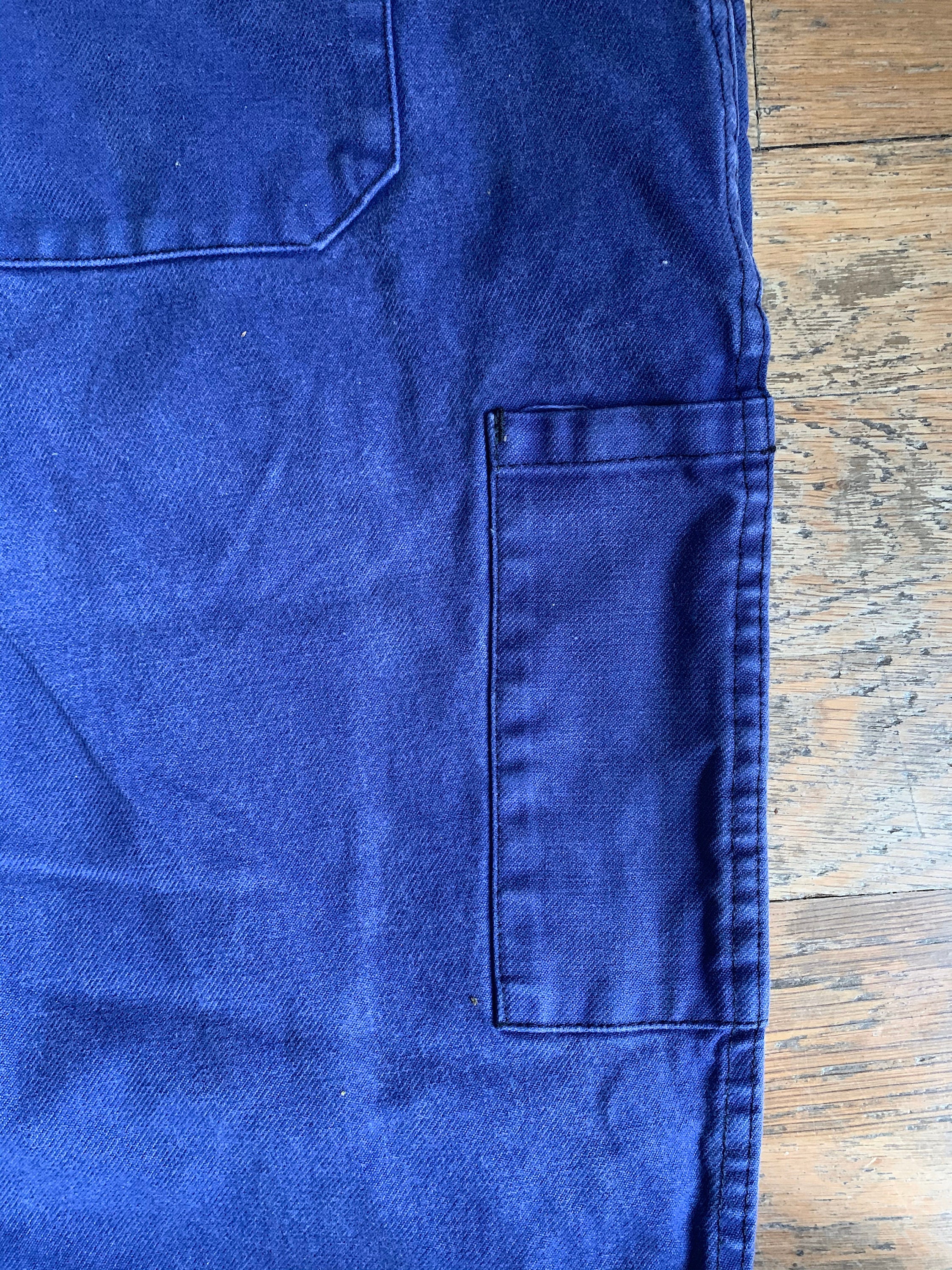 T52. Vintage French Blue Trouser Workwear Size W44 L24 Bleu - Etsy UK