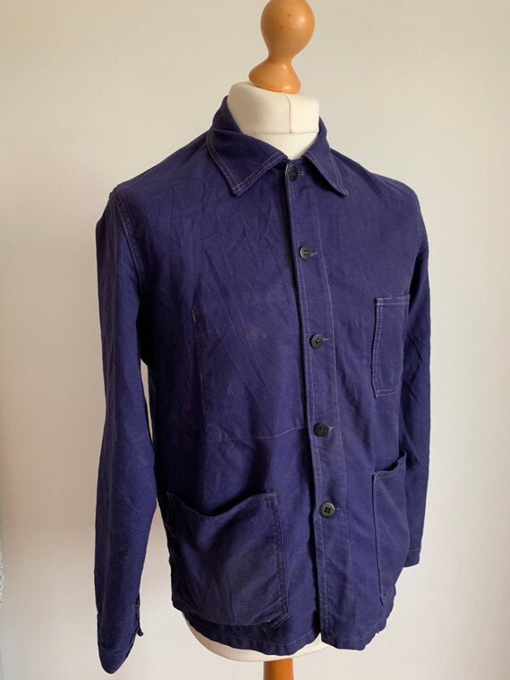 French 1950's Workwear, SizeM/L, Vintage Work Coat