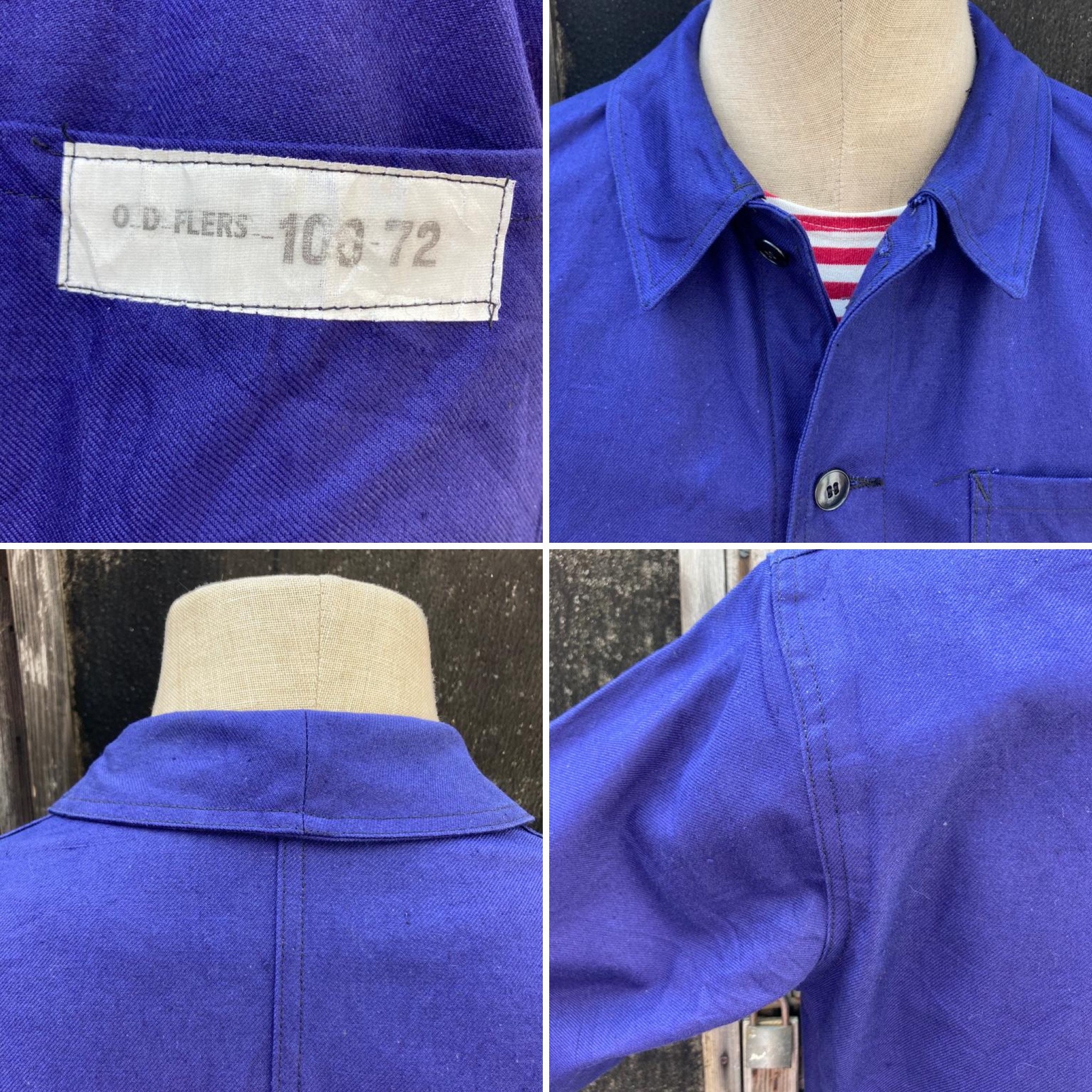 Size Medium/large. Exceptional French DEAD-STOCK with Tags, 1950's Mechanic Jacket, Vintage Chore Coat. J33 - Etsy UK Size Medium/large. Exceptional French DEAD-STOCK with Tags, 1950's Mechanic Jacket, Vintage Chore Coat. J33 - Etsy UK