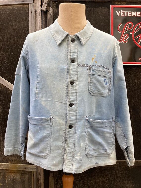 Exceptional french worn moleskin Gem