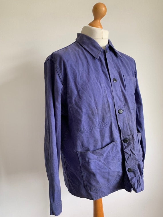 French 1960's Workwear Jacket, Size M, Vintage Ch
