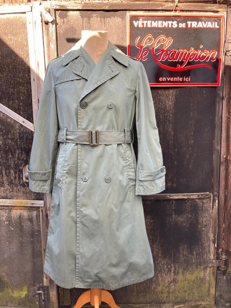 Vintage US Army Trench Mac Tamano S M Abrigo Militar Vintage C01 Etsy Mexico