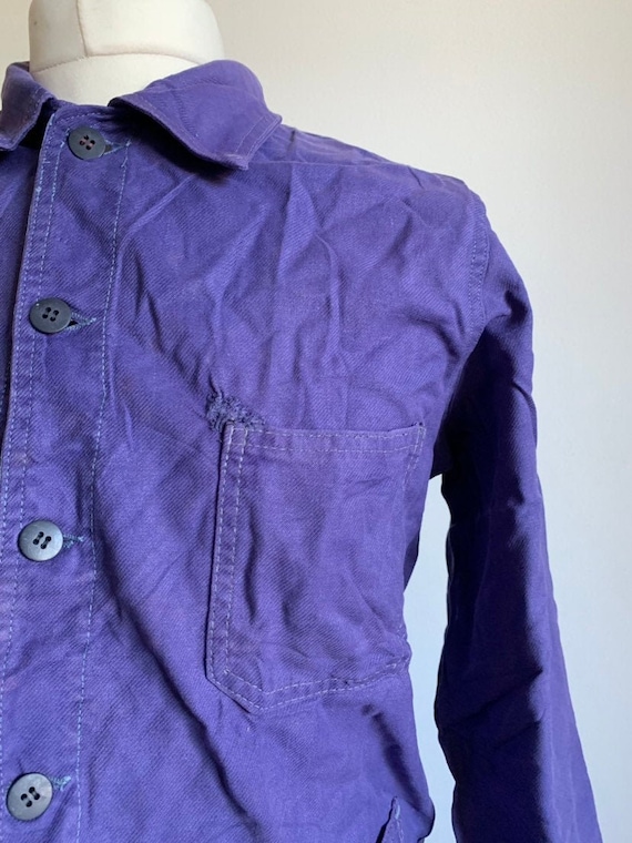 French Work-wear, Size M, Vintage Work Coat, J79