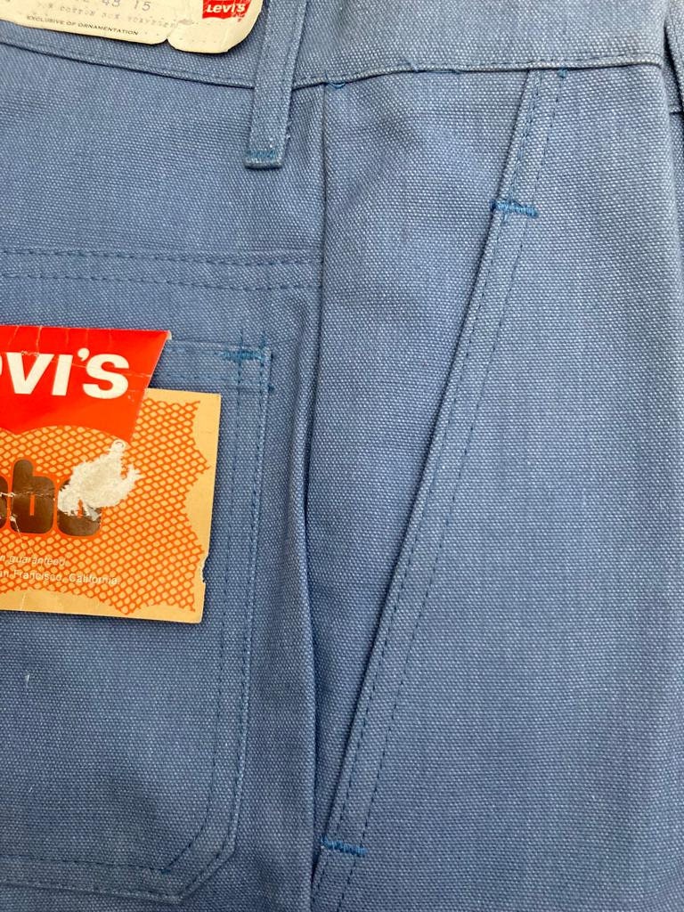 Buy Blue Levi's Big E Pants/trousers. Rare Dead-stock Online in