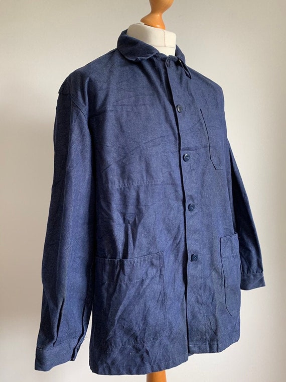 French Workwear, Size L, Vintage Chore Coat, J30