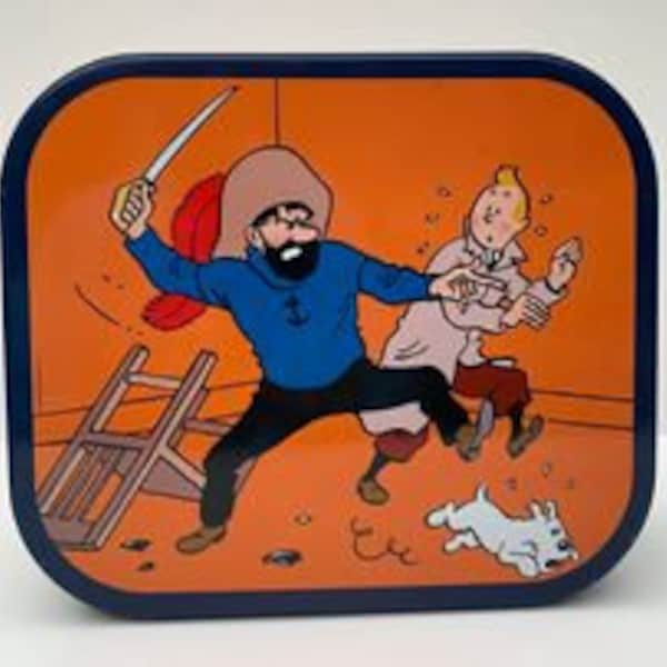 Tintin Collectable Limited edition Biscuit tin from 2011, Secret of the Unicorn