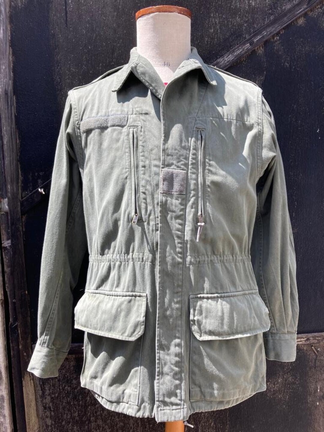 Vintage French Army Field Jacket, 1970's, Size L, J01 Etsy UK