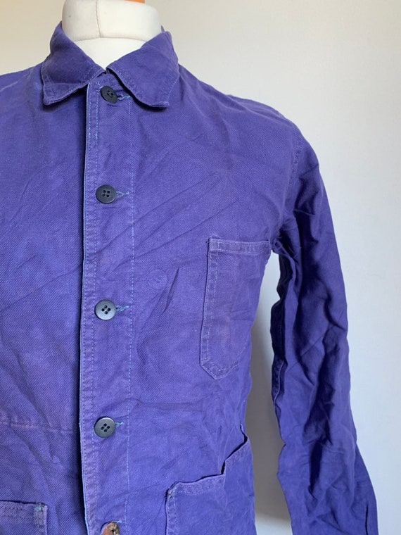 French Work-wear 1960's, Size L, Vintage Work Coat